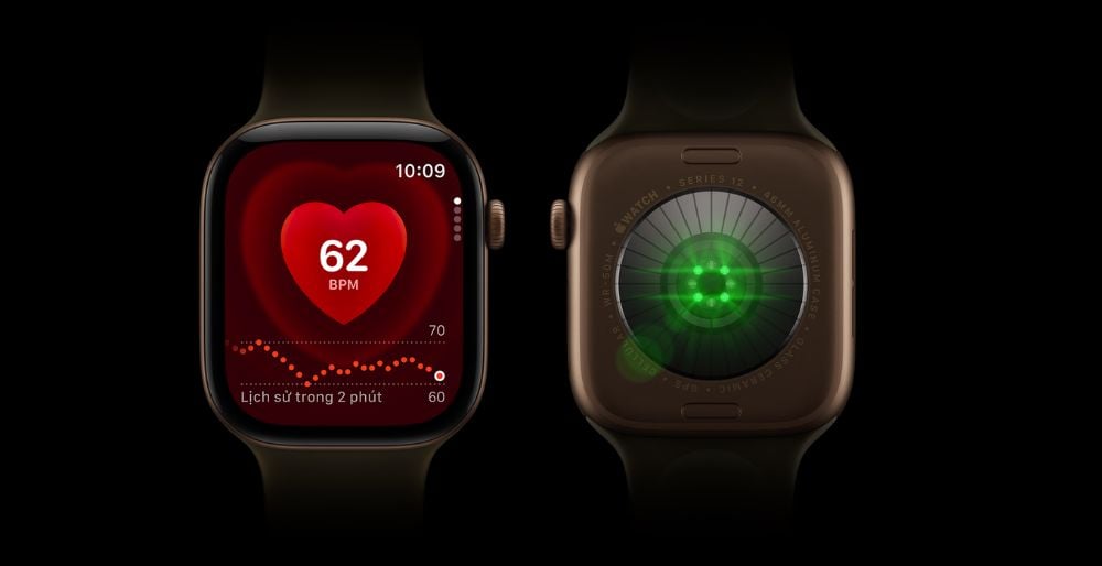 Apple Watch 12 Series theo dõi sức khoẻ.