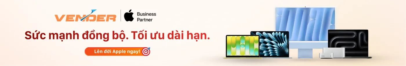 Vender cung cấp giải pháp Apple toàn diện cho doanh nghiệp