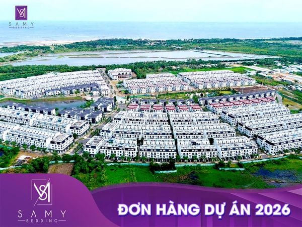 ĐƠN HÀNG CUNG CẤP NỆM SAMY CÙNG TOÀN BỘ CHĂN - DRAP - GỐI - TOPPER - TẤM BẢO VỆ NỆM - KHĂN CHO DỰ ÁN CAO CẤP LA VIDA RESIDENCES VŨNG TÀU