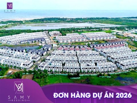 ĐƠN HÀNG CUNG CẤP NỆM SAMY CÙNG TOÀN BỘ CHĂN - DRAP - GỐI - TOPPER - TẤM BẢO VỆ NỆM - KHĂN CHO DỰ ÁN CAO CẤP LA VIDA RESIDENCES VŨNG TÀU