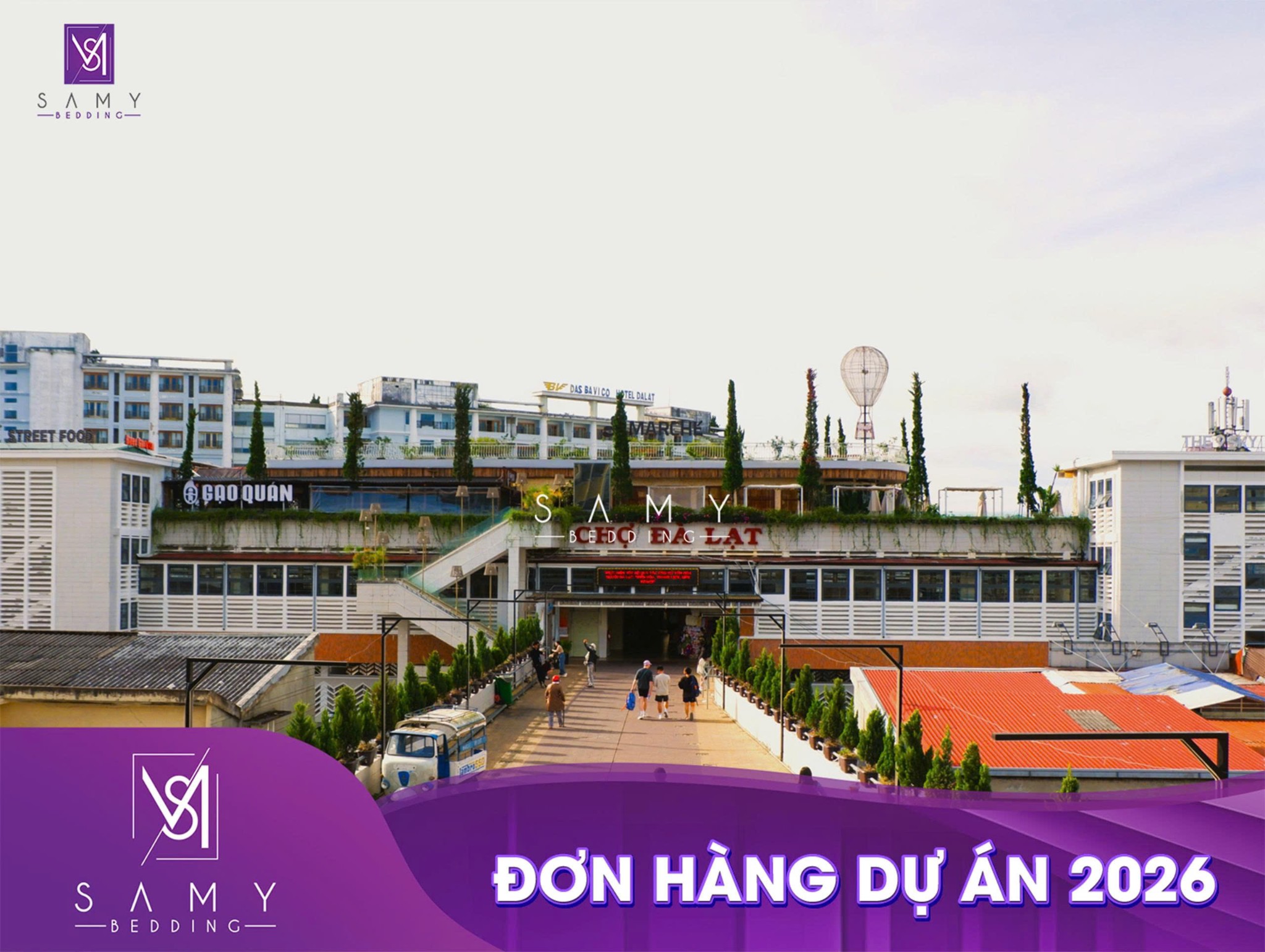 ĐƠN HÀNG CUNG CẤP CHĂN - DRAP - GỐI - TOPPER - TẤM BẢO VỆ NỆM - KHĂN CHO HỆ THỐNG KHÁCH SẠN CAO CẤP TẠI TP. ĐÀ LẠT