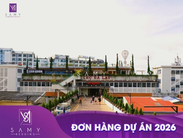 ĐƠN HÀNG CUNG CẤP CHĂN - DRAP - GỐI - TOPPER - TẤM BẢO VỆ NỆM - KHĂN CHO HỆ THỐNG KHÁCH SẠN CAO CẤP TẠI TP. ĐÀ LẠT