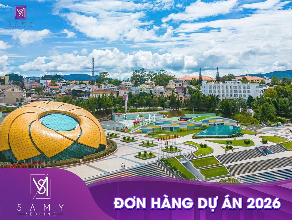 ĐƠN HÀNG CUNG CẤP CHĂN - DRAP - GỐI - TOPPER - TẤM BẢO VỆ NỆM - KHĂN CHO HỆ THỐNG KHÁCH SẠN CAO CẤP TẠI TP. ĐÀ LẠT