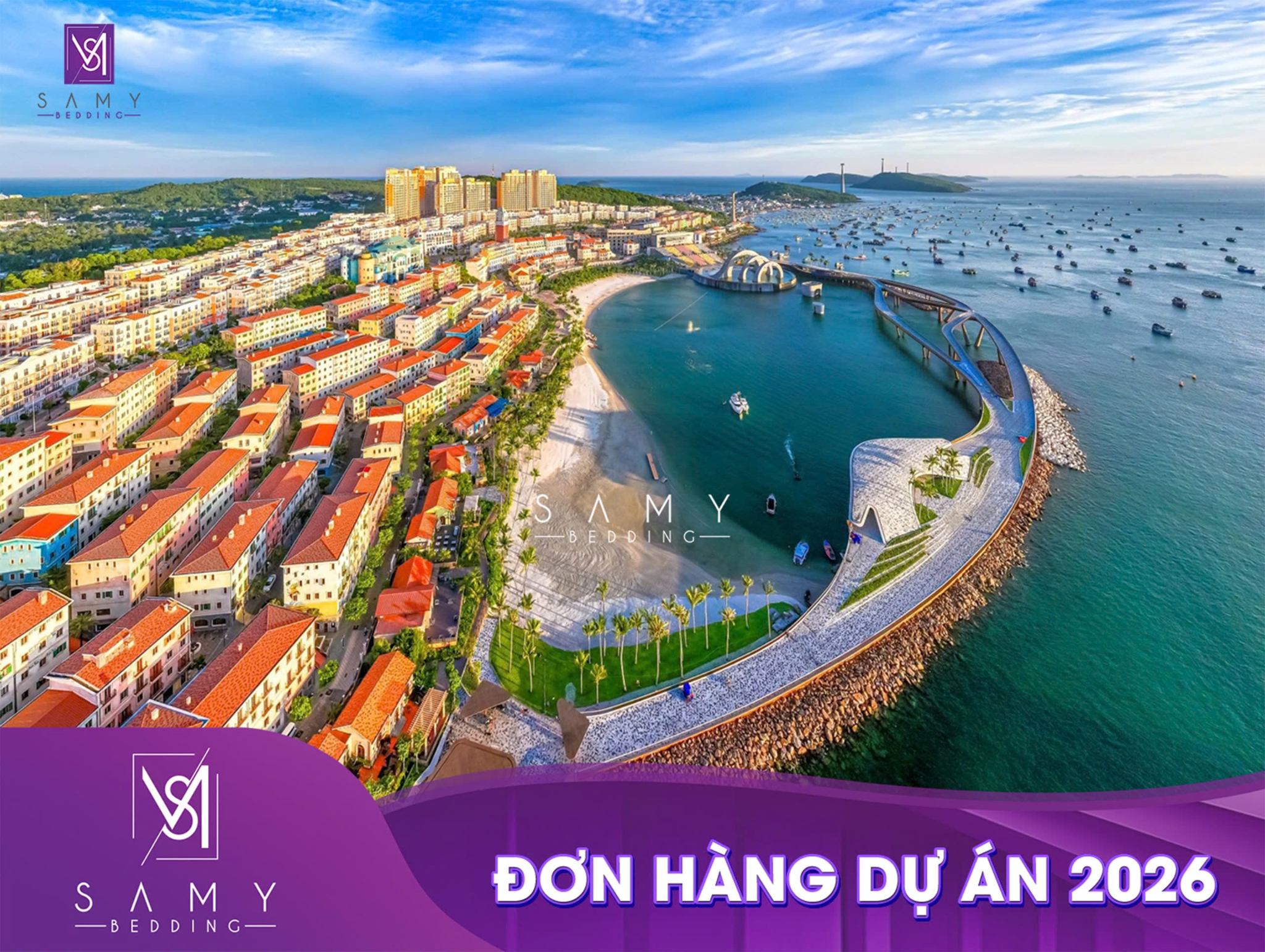 ĐƠN HÀNG CUNG CẤP NỆM SAMY CHO HỆ THỐNG KHÁCH SẠN CAO CẤP TẠI PHÚ QUỐC