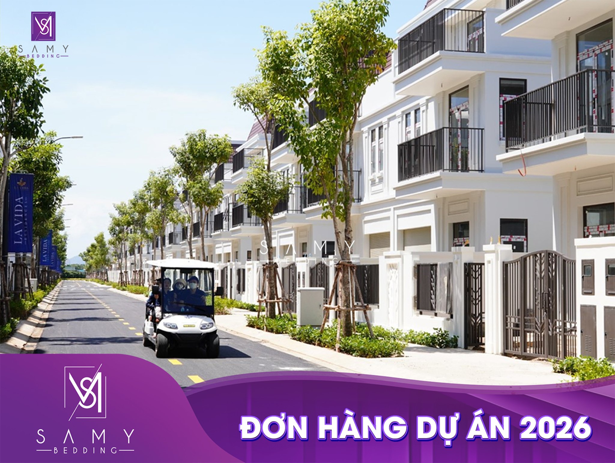 ĐƠN CUNG CẤP NỆM SAMY CÙNG TOÀN BỘ CHĂN - DRAP - GỐI - TOPPER - TẤM BẢO VỆ NỆM - KHĂN CHO DỰ ÁN LAVIDA RESIDENCES VŨNG TÀU