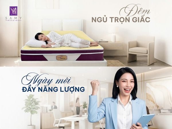 ĐÊM NGỦ TRỌN GIẤC - NGÀY MỚI ĐẦY NĂNG LƯỢNG CÙNG NỆM SAMY ROYAL