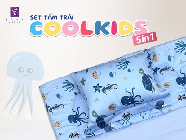 SET TẤM TRẢI COOLKIDS 5IN1 - GIẢI PHÁP CHĂM SÓC GIẤC NGỦ CHO BÉ