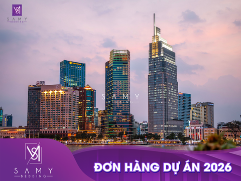 ĐƠN HÀNG CUNG CẤP NỆM COOL CÙNG TOÀN BỘ CHĂN - DRAP - GỐI - TOPPER - TẤM BẢO VỆ NỆM - KHĂN CHO KHU CĂN HỘ CAO CẤP TẠI TP. HCM