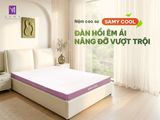 NỆM CAO SU THIÊN NHIÊN SAMY COOL - ĐÀN HỒI ÊM ÁI, NÂNG ĐỠ VƯỢT TRỘI
