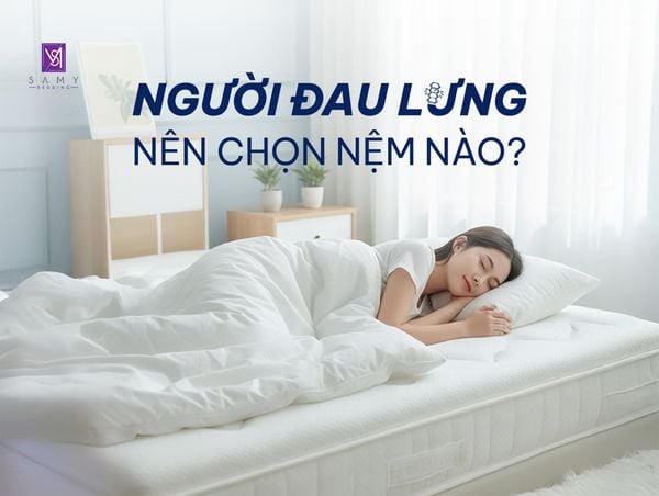 NGƯỜI ĐAU LƯNG NÊN CHỌN NỆM NÀO? CÁCH CHỌN NỆM TỐT CHO CỘT SỐNG