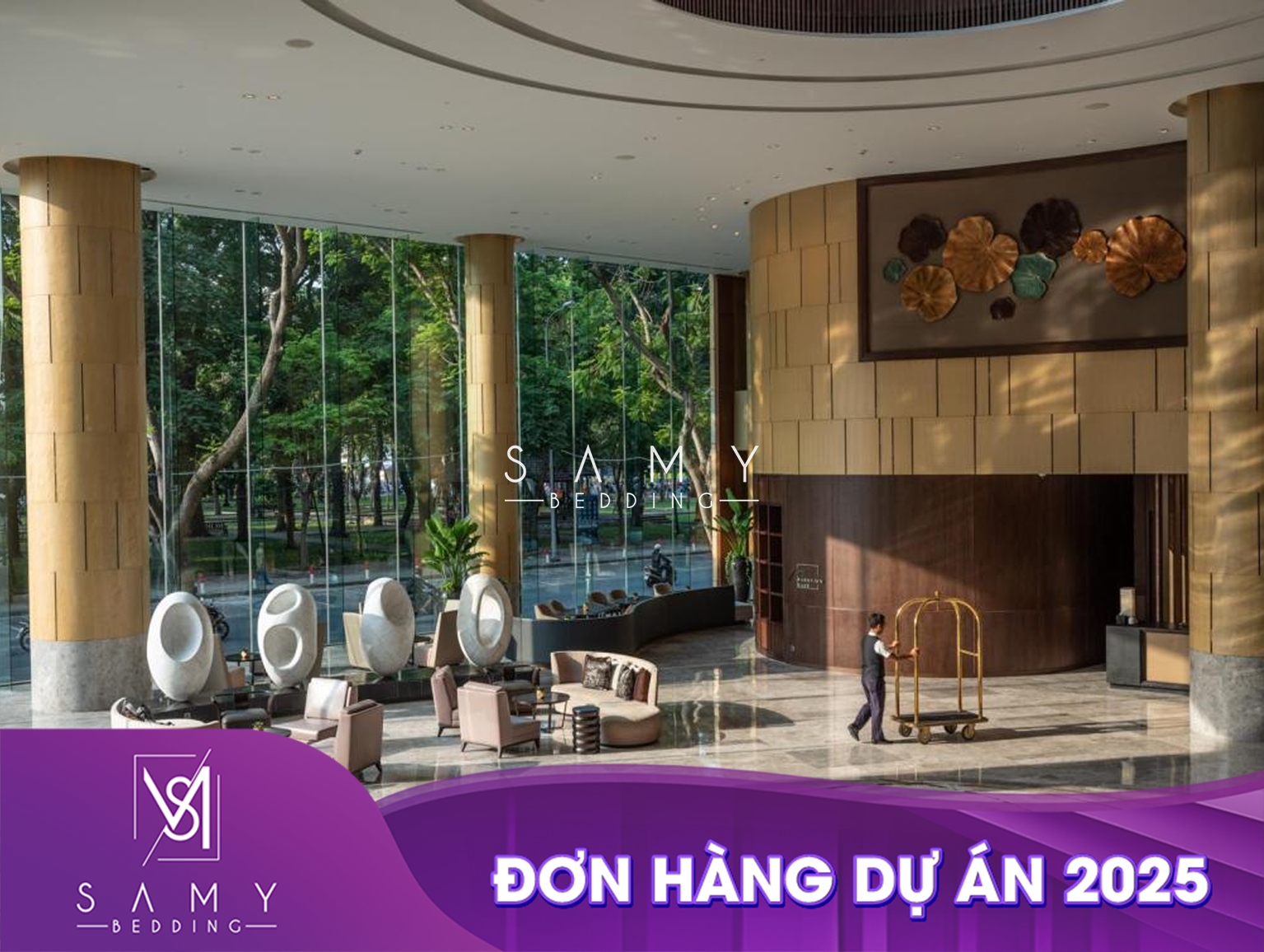 ĐƠN HÀNG CUNG CẤP CHĂN - GA - GỐI - VÁY GIƯỜNG CHO HỆ THỐNG KHÁCH SẠN CAO CẤP TẠI TP. HCM