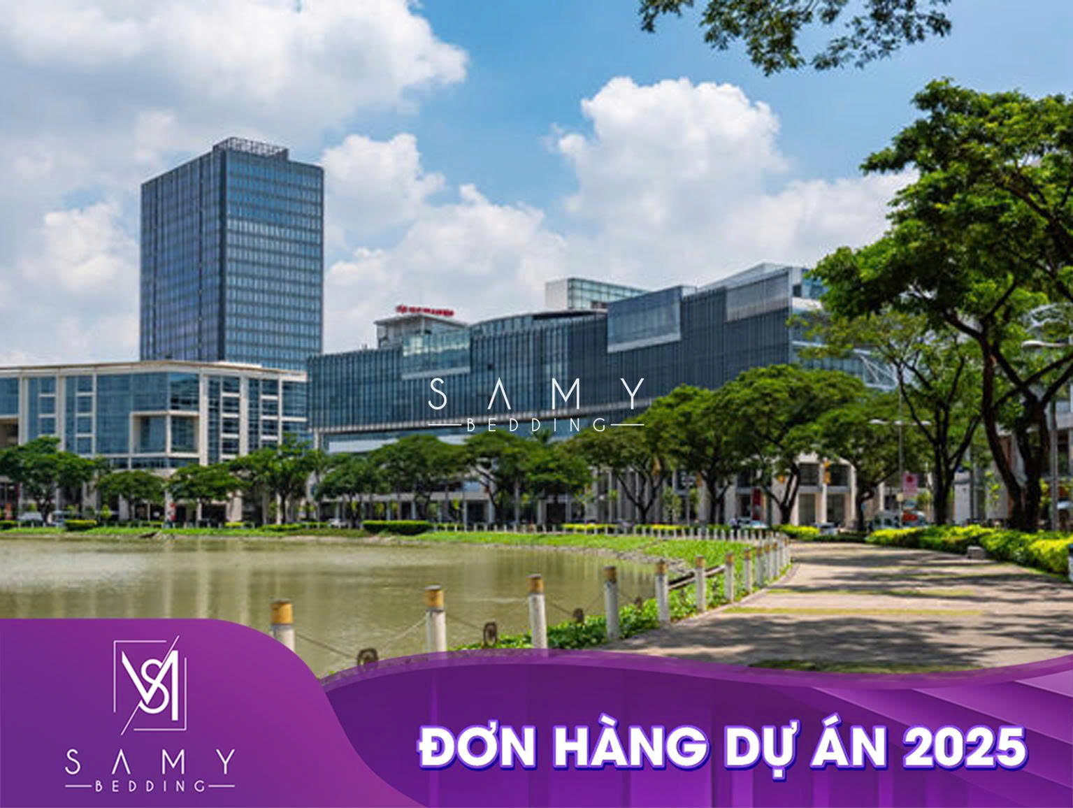 ĐƠN HÀNG CUNG CẤP CHĂN DRAP - GỐI - NỆM CHO KHU CĂN HỘ CAO CẤP TẠI TP. HCM