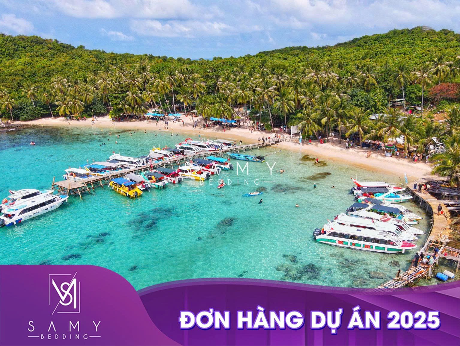 ĐƠN HÀNG CUNG CẤP BẢO VỆ NỆM - RUỘT GỐI - RUỘT MỀN CHO DỰ ÁN KHU NGHỈ DƯỠNG CAO CẤP TẠI PHÚ QUỐC