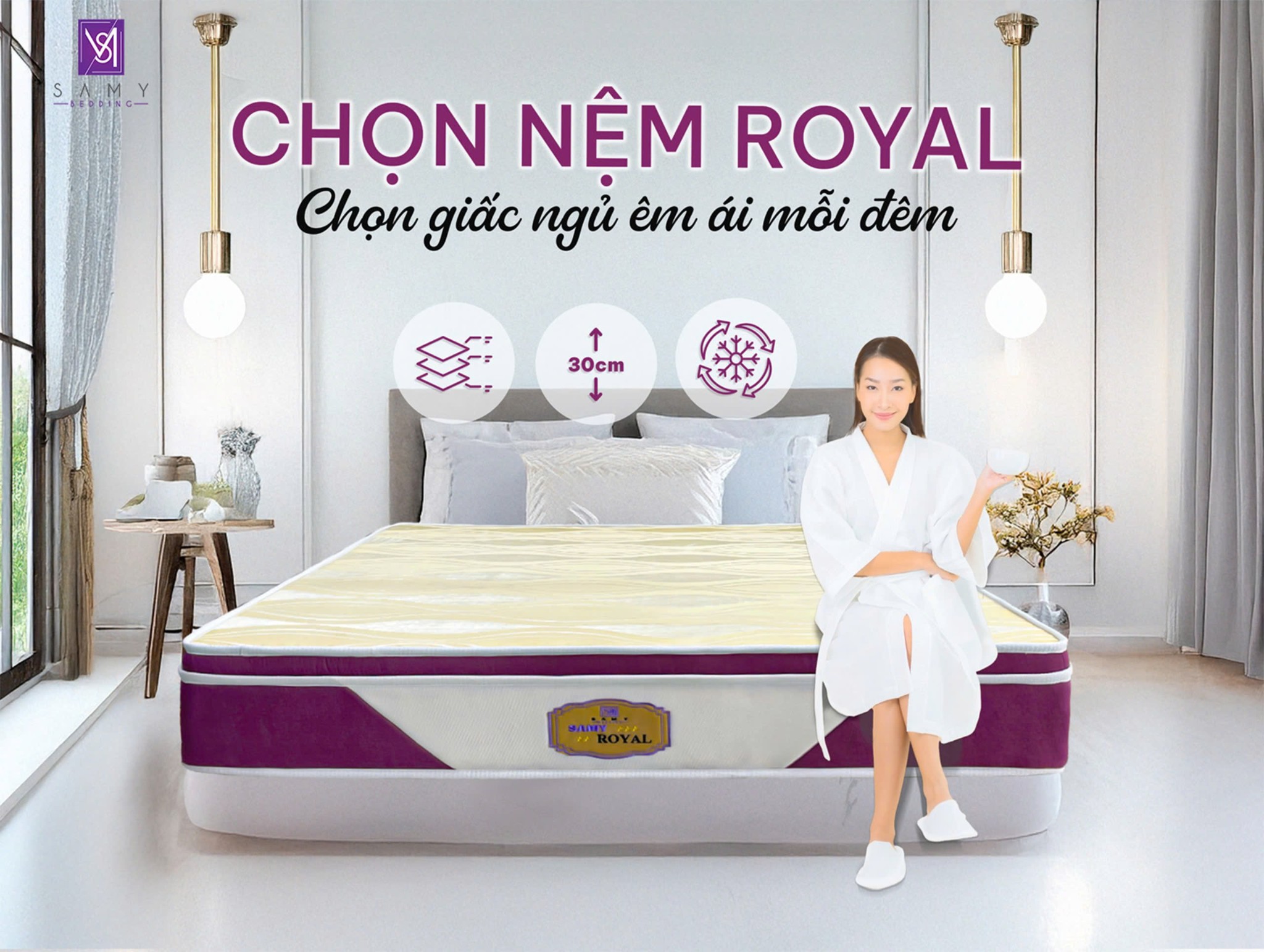 CHỌN NỆM ROYAL - CHỌN GIẤC NGỦ ÊM ÁI MỖI ĐÊM