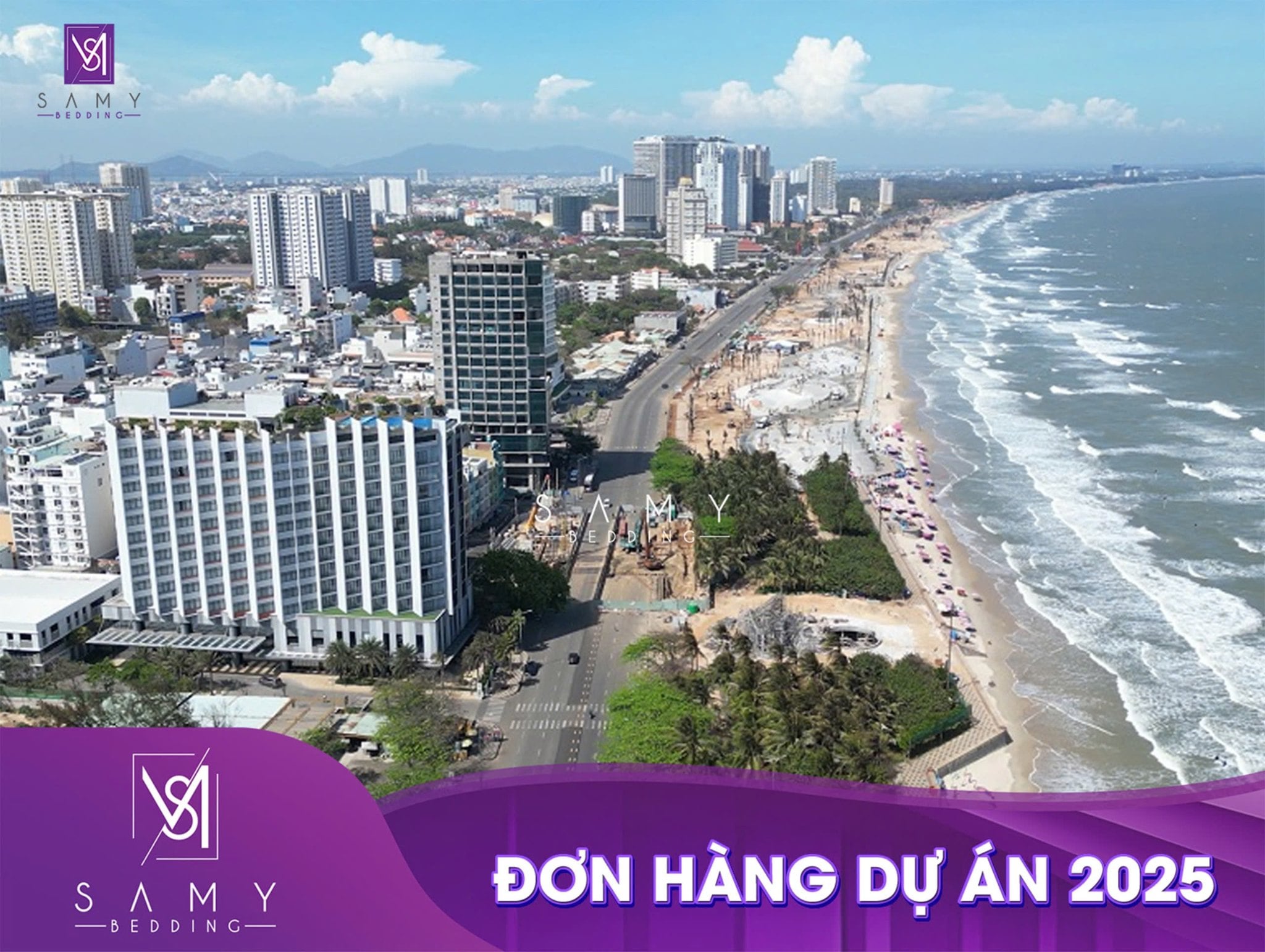 ĐƠN HÀNG CUNG CẤP NỆM - CHĂN DRAP - GỐI - TOPPER - BẢO VỆ NỆM - KHĂN CHO KHU NGHỈ DƯỠNG CAO CẤP TẠI TP. VŨNG TÀU