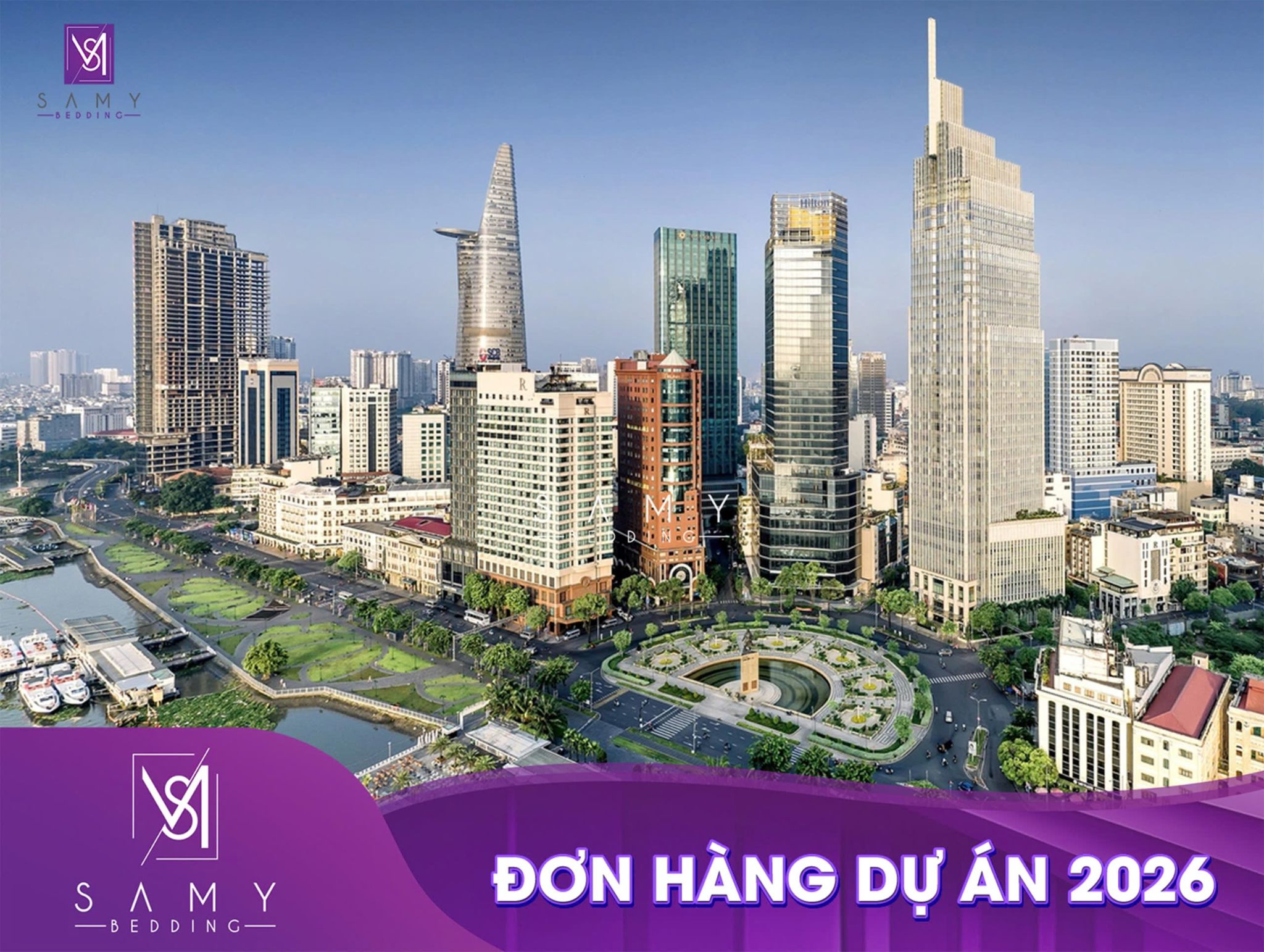 ĐƠN HÀNG CUNG CẤP CHĂN DRAP - GỐI CHO DỰ ÁN CAO CẤP TẠI TP. HCM