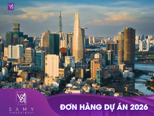 ĐƠN HÀNG CUNG CẤP CHĂN - DRAP - GỐI - TOPPER - TẤM BẢO VỆ NỆM - KHĂN CHO HỆ THỐNG KHÁCH SẠN CAO CẤP TẠI TP. HCM