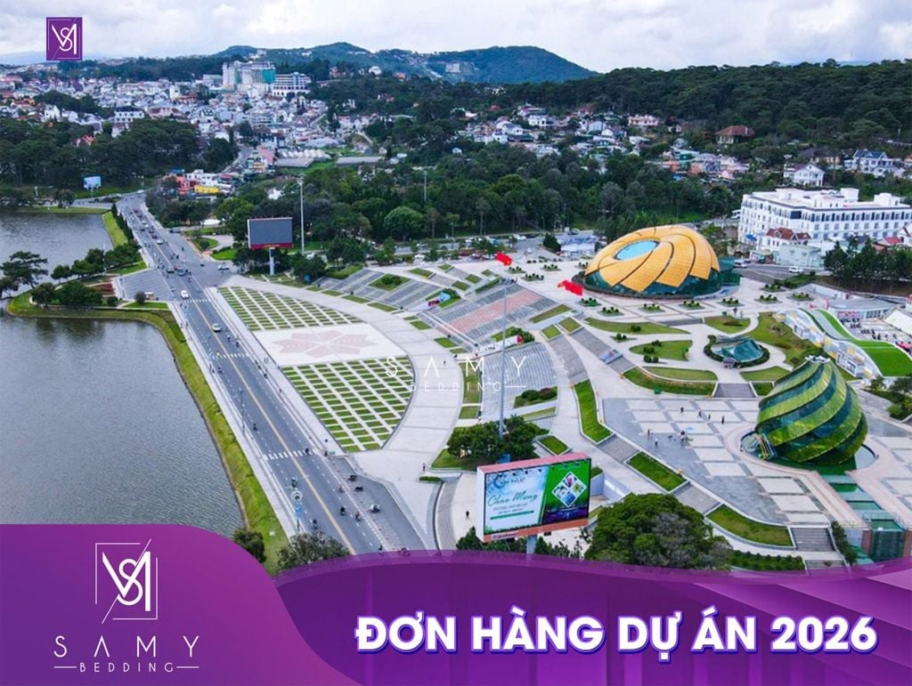 ĐƠN HÀNG CUNG CẤP DRAP - CHĂN - GỐI - TOPPER - TẤM BẢO VỆ NỆM - KHĂN CHO HỆ THỐNG KHÁCH SẠN CAO CẤP TẠI TP. ĐÀ LẠT