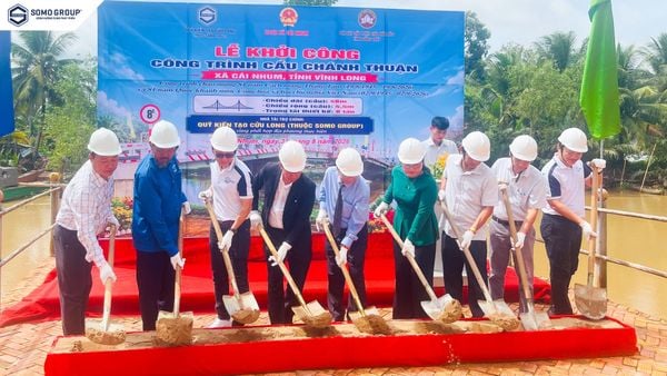 Somo Group đồng hành khởi công Cầu Chánh Thuận - Dấu ấn cộng đồng trong hành trình 15 năm