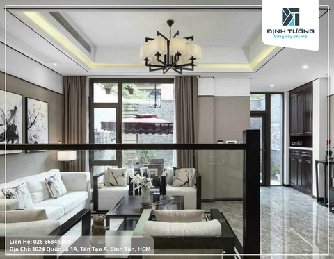 30+ Mẫu Trần Phòng Khách Đẹp, Đa Dạng Phong Cách Từ Đơn Giản Đến Sang Trọng