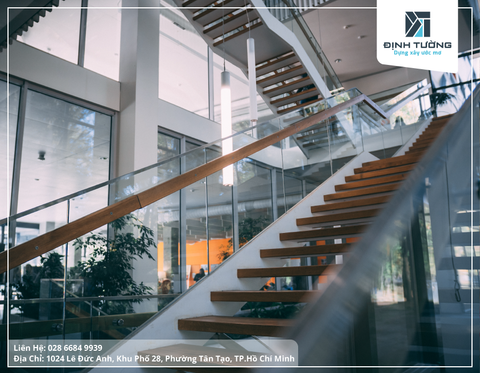 Mê Mẩn Với Các Mẫu Cầu Thang Thanh Xi Măng Giả Gỗ Đẹp