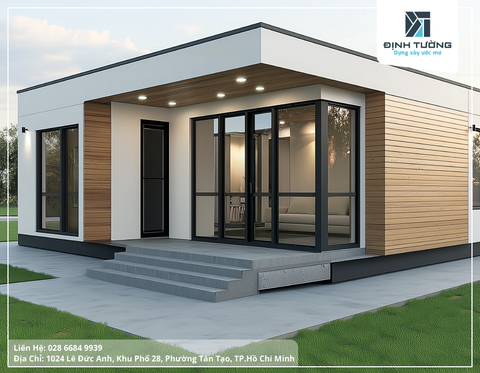 Mê Mệt Với 20+ Mẫu Nhà Tiền Chế, Nhà Lắp Ghép Tấm Xi Măng Đẹp