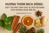 HƯƠNG THƠM MÙA ĐÔNG: GỢI Ý BLEND TINH DẦU & CÁCH SỬ DỤNG CHO KHÔNG GIAN ẤM ÁP
