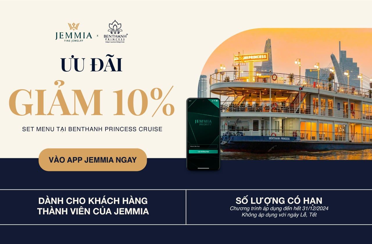 10% Member Voucher Gift for Customers on Benthanh Princess Cruise Set Menu