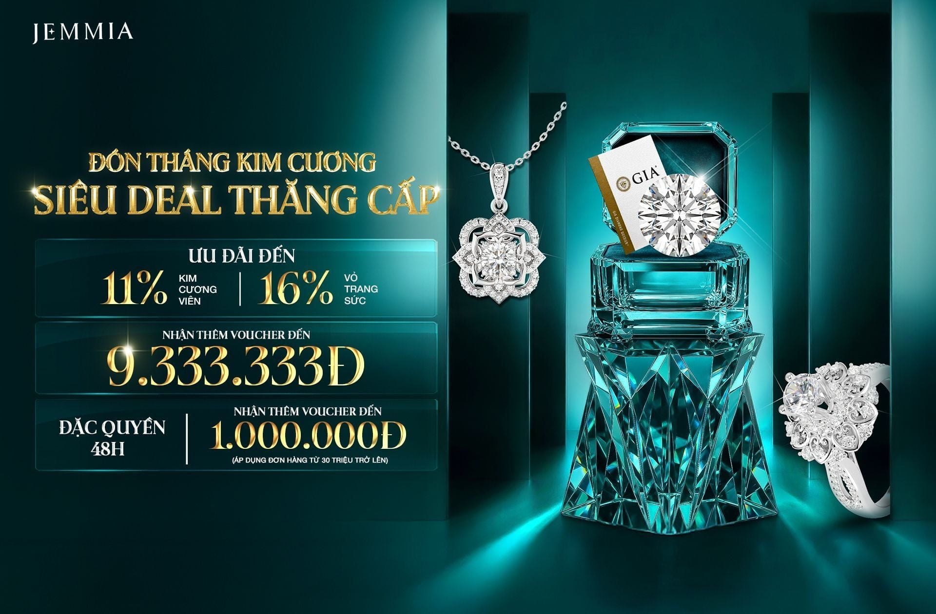 SIÊU DEAL THĂNG CẤP, ĐÓN THÁNG KIM CƯƠNG