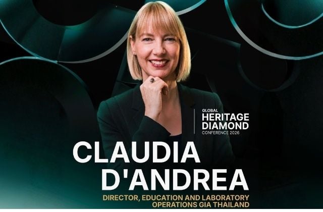 Ms. Claudia D’Andrea – GIA Thailand Director Featured at The Global Heritage Diamond Conference 2026