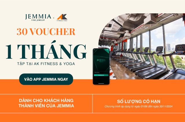 Free Gift: 30 Gym & Yoga Vouchers for Jemmia Hanoi Priority Members
