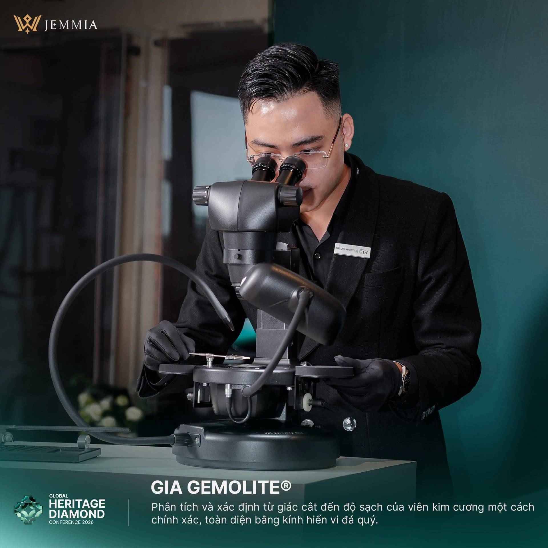 công nghệ xác thực kim cương tại jemmia diamond
