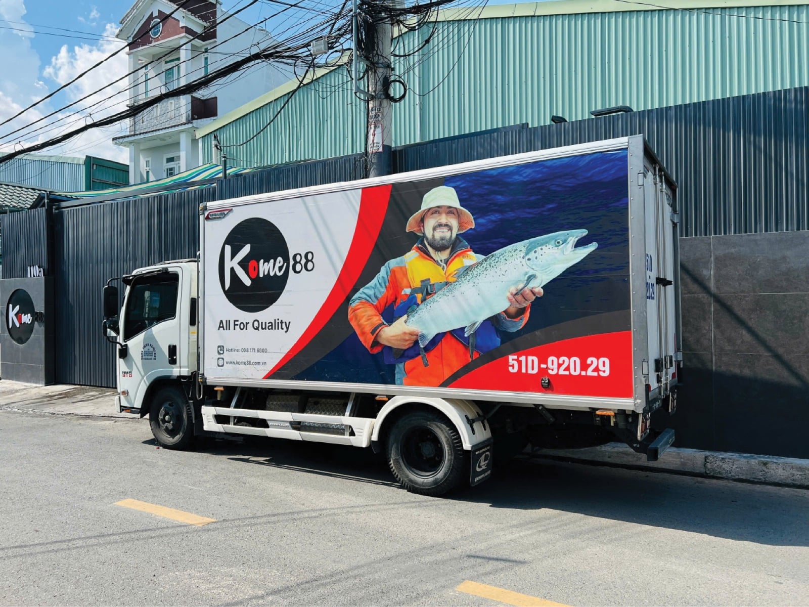 Xe tải lạnh Kome88