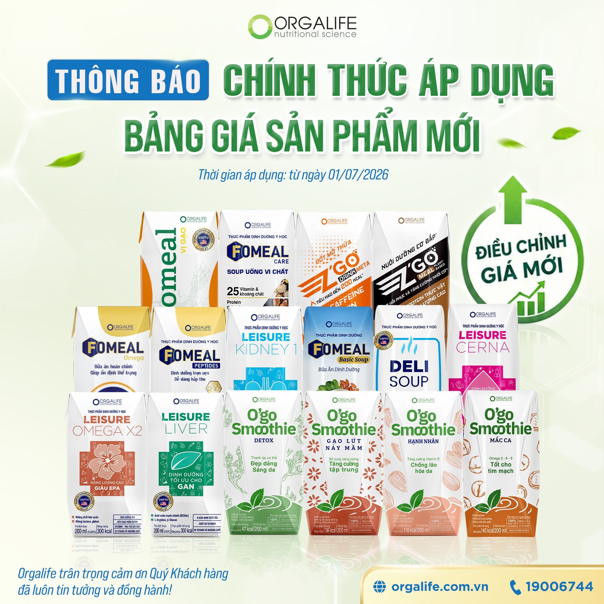 📢 THÔNG BÁO CHÍNH THỨC ÁP DỤNG BẢNG GIÁ MỚI