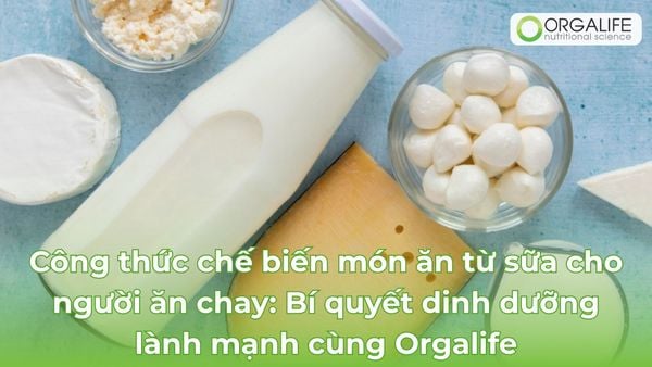 Top công thức chế biến món ăn ngon, bổ dưỡng từ sữa cho người ăn chay