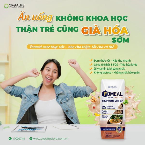 🌿 ĂN UỐNG KHÔNG KHOA HỌC – THẬN TRẺ CŨNG “GIÀ HÓA” SỚM? 🌿