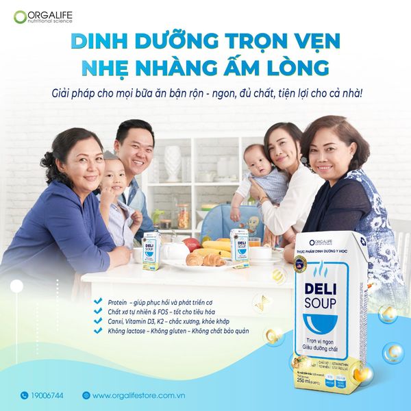 💙 DINH DƯỠNG TRỌN VẸN, NHẸ NHÀNG ẤM LÒNG — GIẢI PHÁP CHO MỌI BỮA ĂN BẬN RỘN! 💙