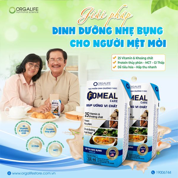 ✨ GIẢI PHÁP DINH DƯỠNG NHẸ BỤNG CHO NGƯỜI MỆT MỎI ✨