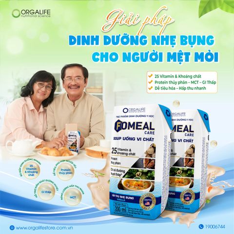 ✨ GIẢI PHÁP DINH DƯỠNG NHẸ BỤNG CHO NGƯỜI MỆT MỎI ✨