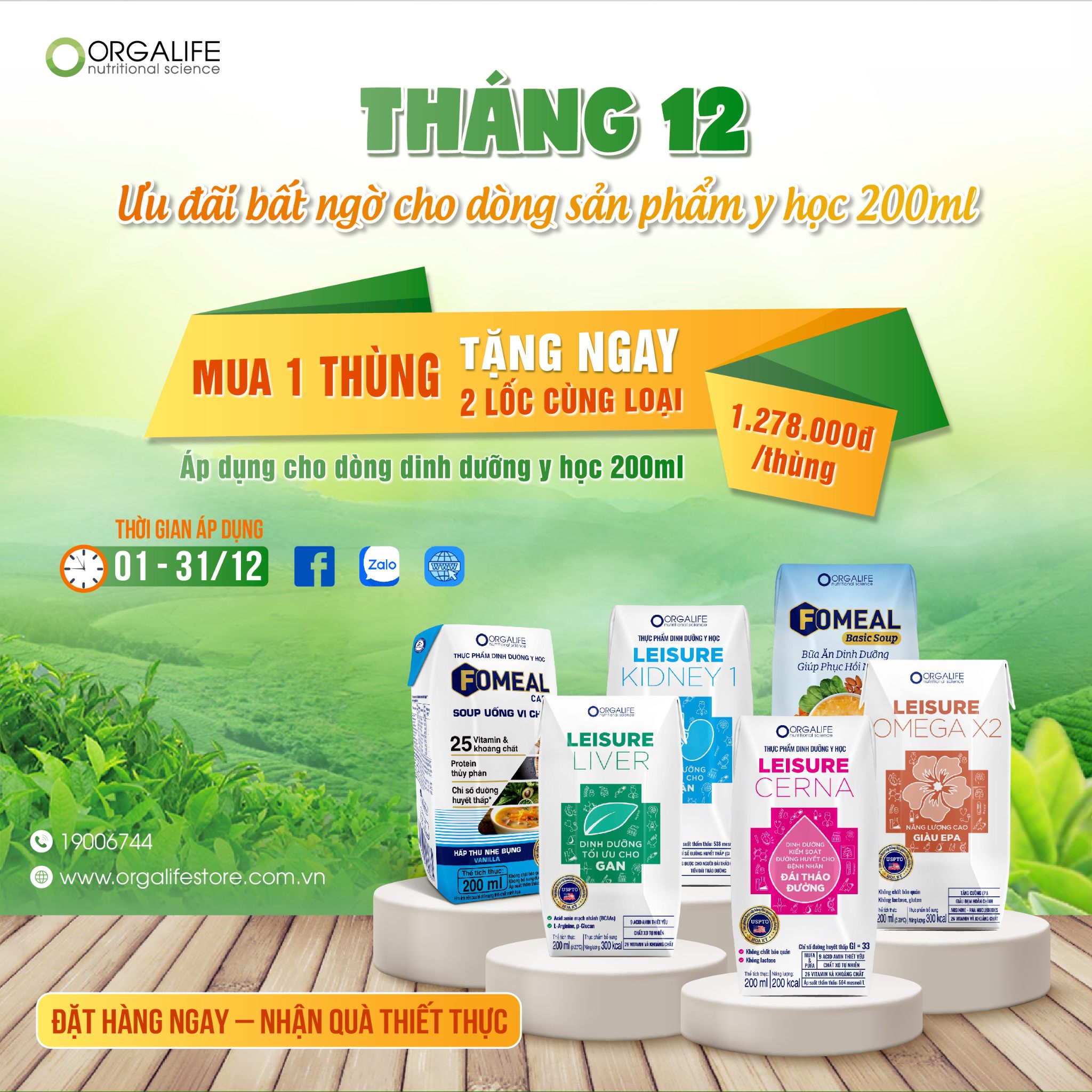 🌟 THÁNG 12 – ƯU ĐÃI BẤT NGỜ CHO DÒNG SẢN PHẨM Y HỌC 200ML! 🌟