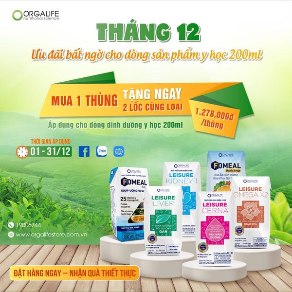 🌟 THÁNG 12 – ƯU ĐÃI BẤT NGỜ CHO DÒNG SẢN PHẨM Y HỌC 200ML! 🌟
