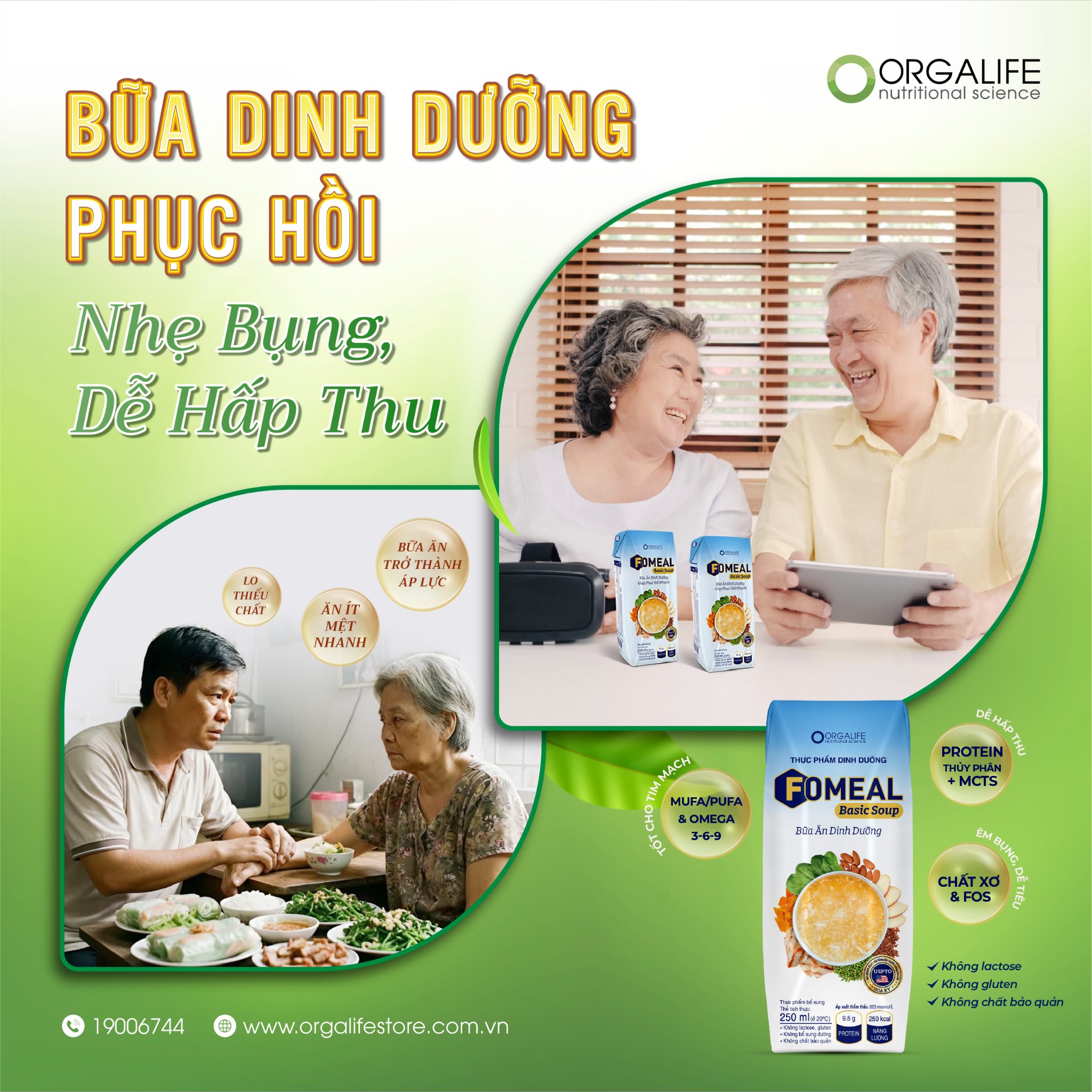 BỮA DINH DƯỠNG PHỤC HỒI – NHẸ BỤNG, DỄ HẤP THU
