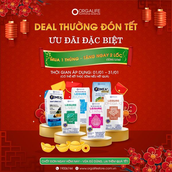 DEAL THƯỜNG ĐÓN TẾT: MUA 1 THÙNG – TẶNG NGAY 2 LỐC!