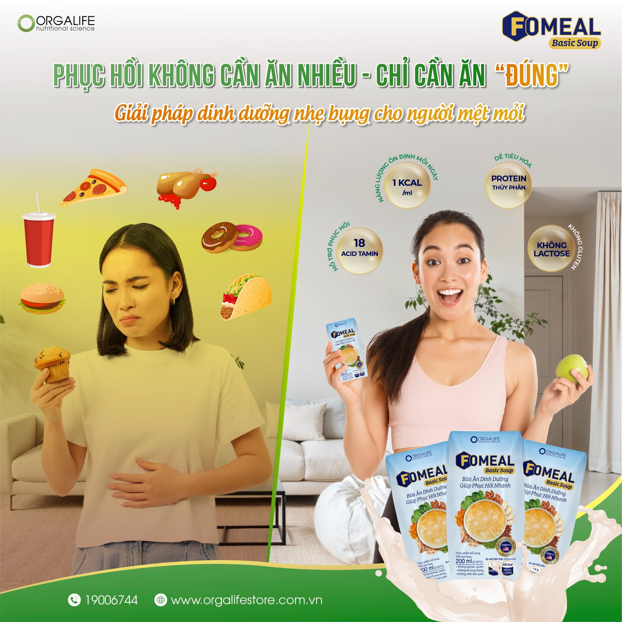 PHỤC HỒI KHÔNG CẦN ĂN NHIỀU — CHỈ CẦN ĂN “ĐÚNG”