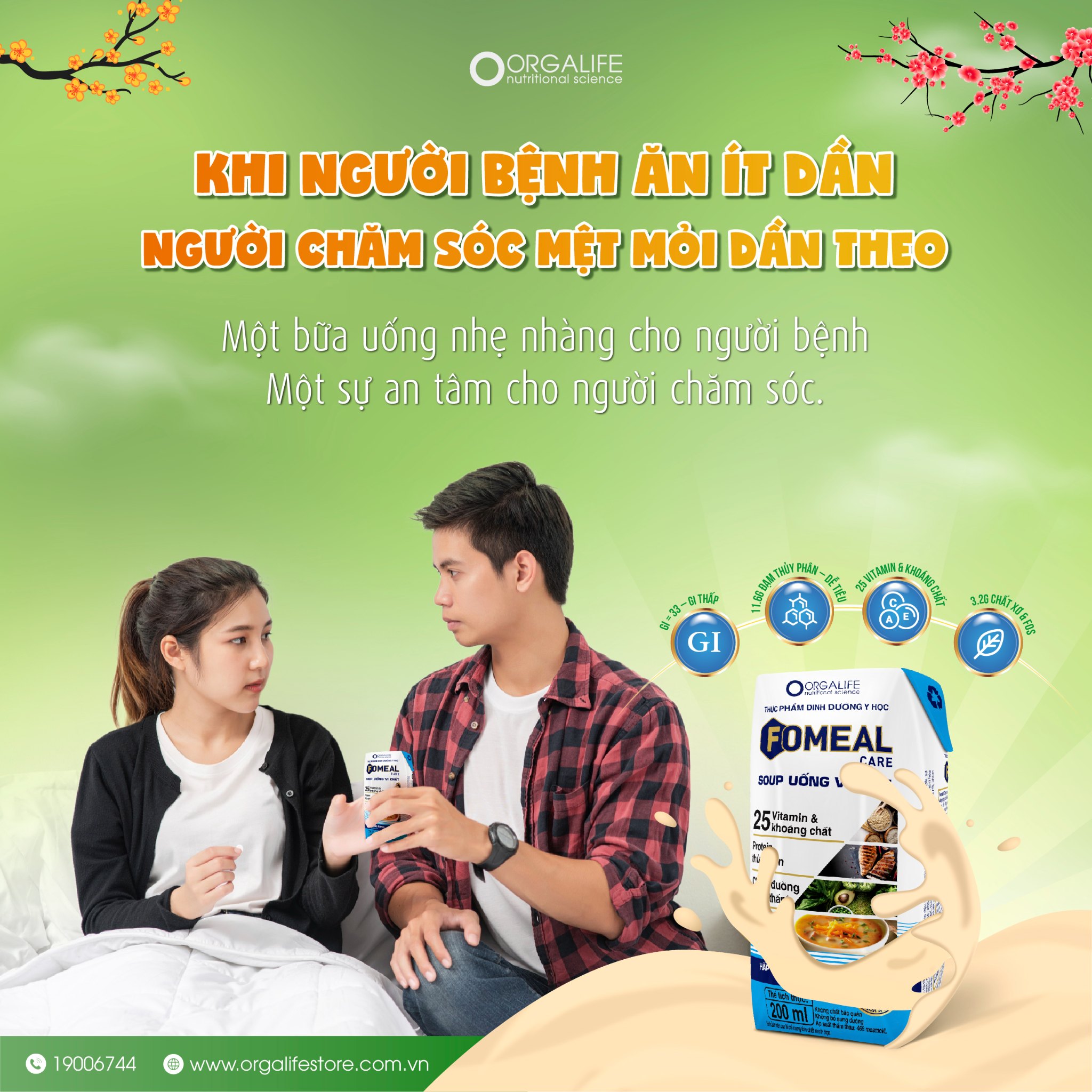 KHI NGƯỜI BỆNH ĂN ÍT DẦN, NGƯỜI CHĂM SÓC MỆT MỎI DẦN THEO…