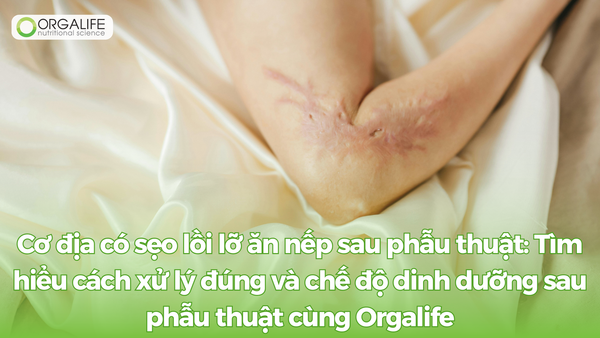 Cơ địa có sẹo lồi lỡ ăn nếp sau phẫu thuật: Tìm hiểu cách xử lý đúng và chế độ dinh dưỡng sau phẫu thuật cùng Orgalife
