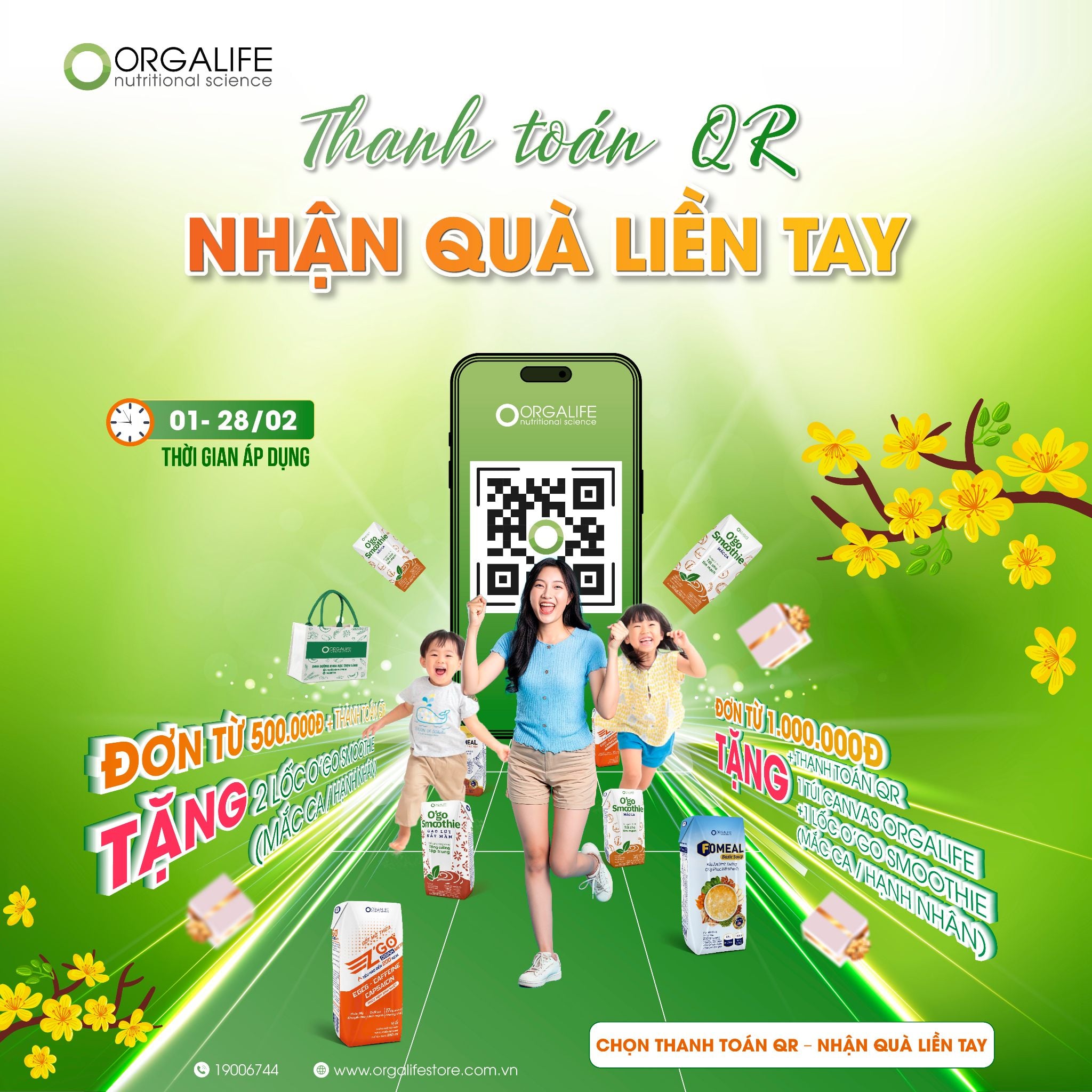 THANH TOÁN QR – NHẬN QUÀ LIỀN TAY