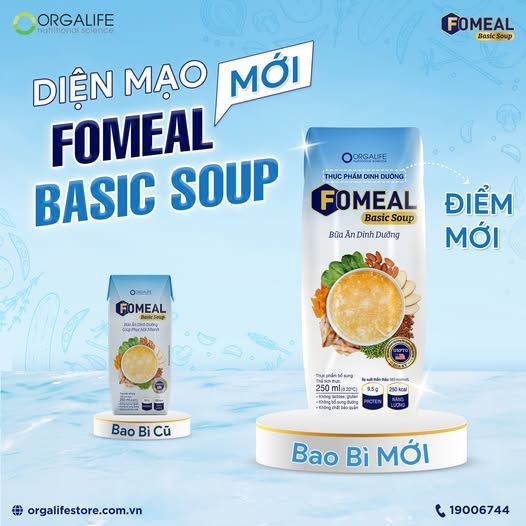 📢 THÔNG BÁO: FOMEAL BASIC SOUP RA MẮT DIỆN MẠO BAO BÌ MỚI