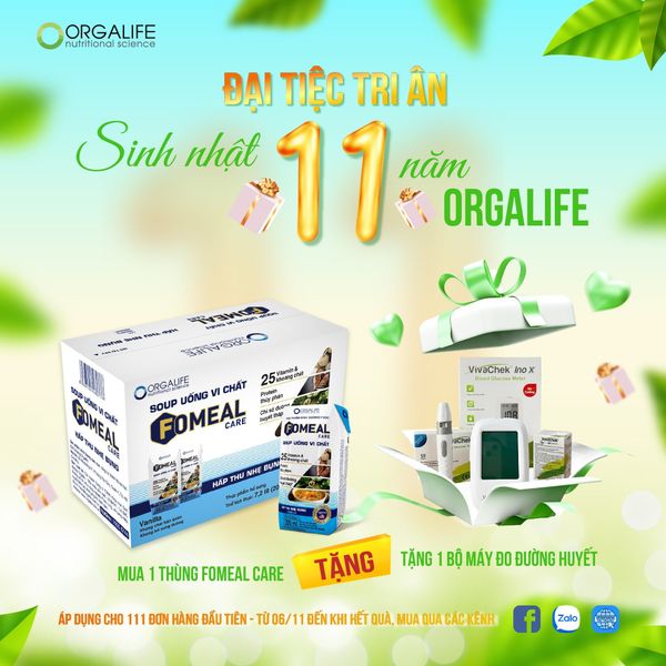 🎉 ORGALIFE MỪNG SINH NHẬT 11 NĂM – TRI ÂN KHÁCH HÀNG THÂN YÊU 🎉