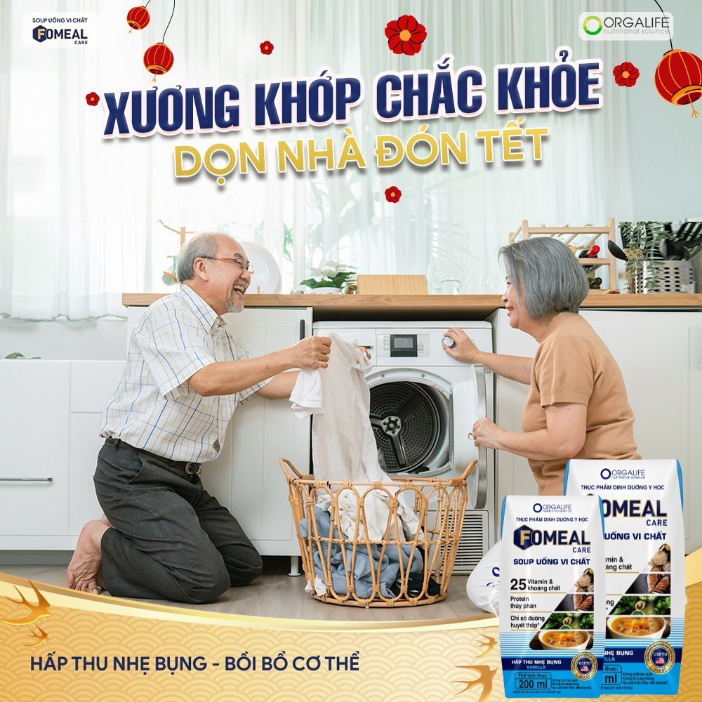 KHỎE XƯƠNG NHẸ KHỚP, TẾT NÀY CÙNG CON CHÁU